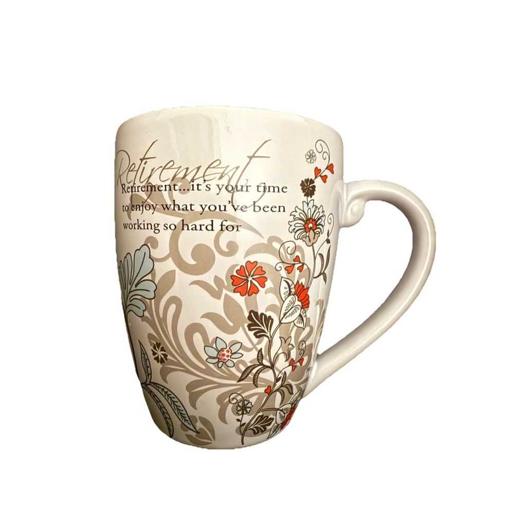 Pavilion Gift Company Retirement  Ceramic Mug, 20-Ounce, Mark My Words‎